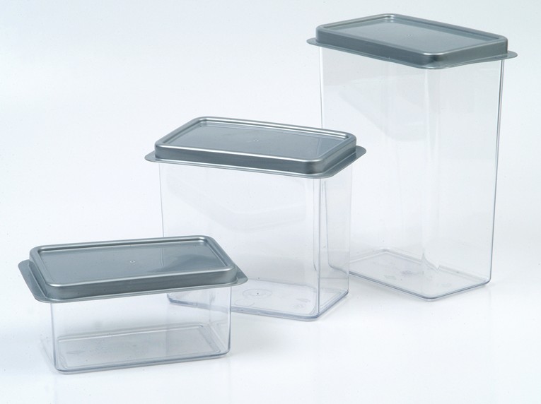 Freeze box 500 + 1000 + 1500 ml + lid 4 moulds / Gefrierdose mit Deckel 4 x Wkz