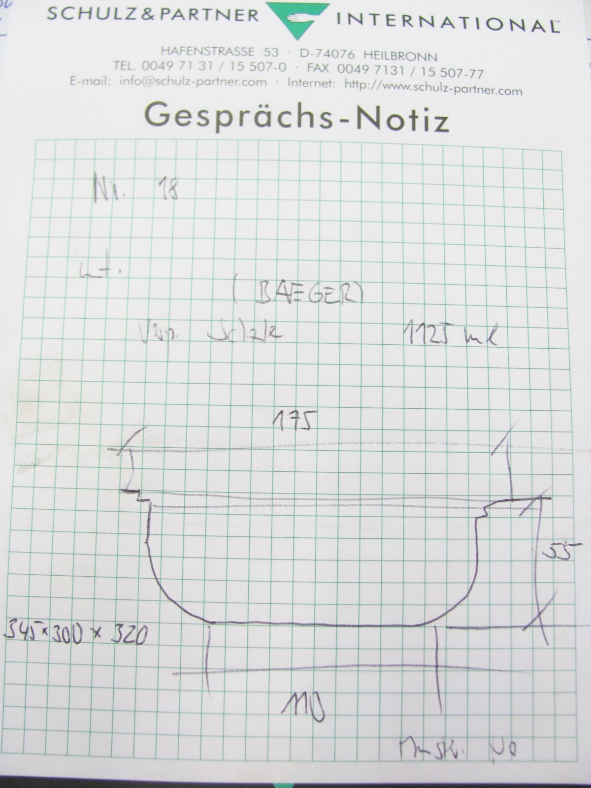 Schale D 1125 ml 175x55