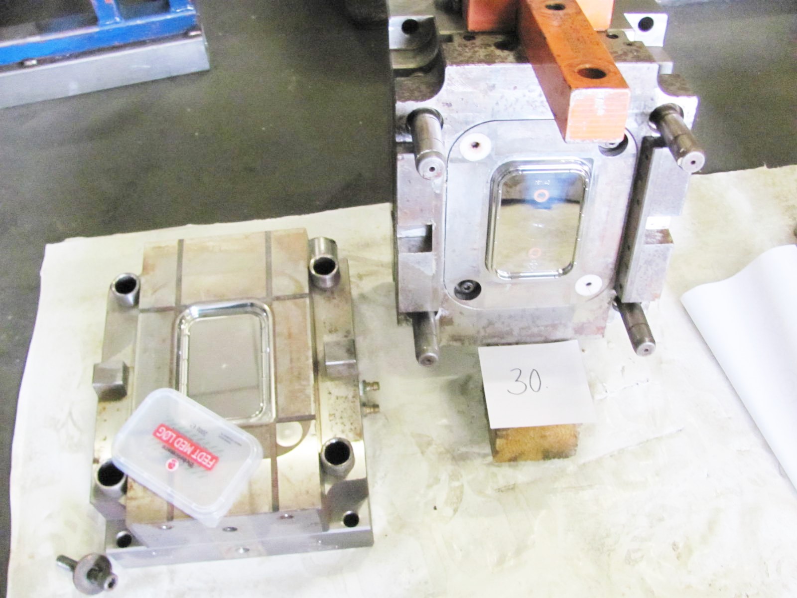 Rechteck Deckel 128x88x12