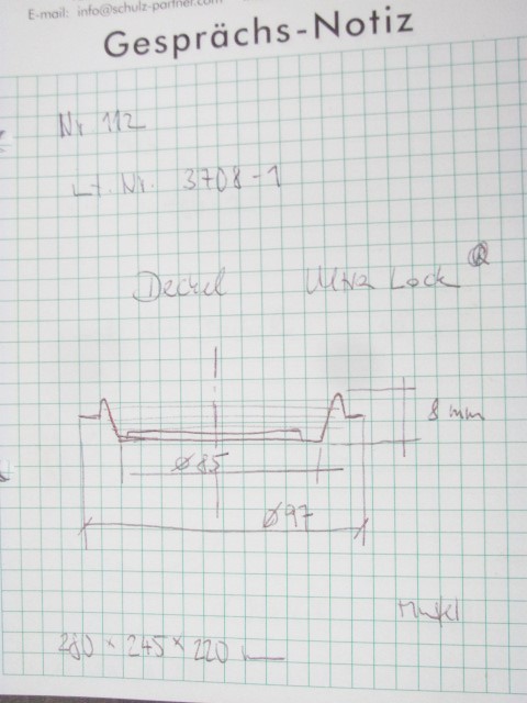 Deckel Ultra Lock D 97x8