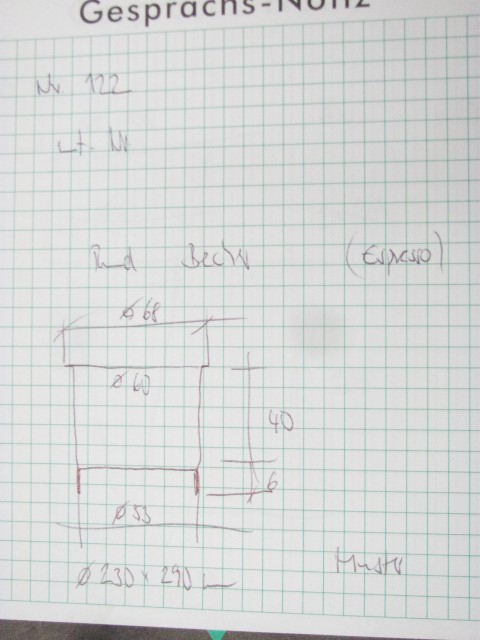 Rundbecher Espresso D 68x46