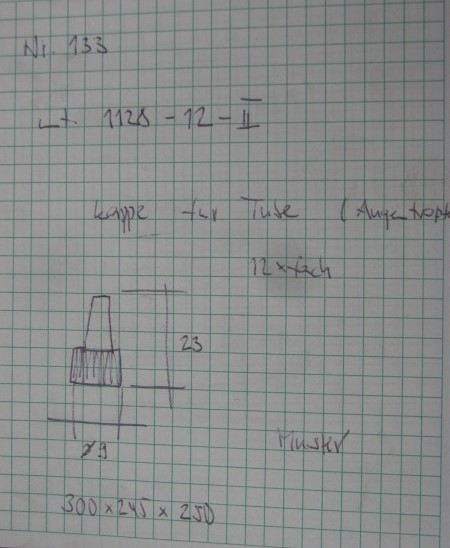 Kappe für Tube D 9x23