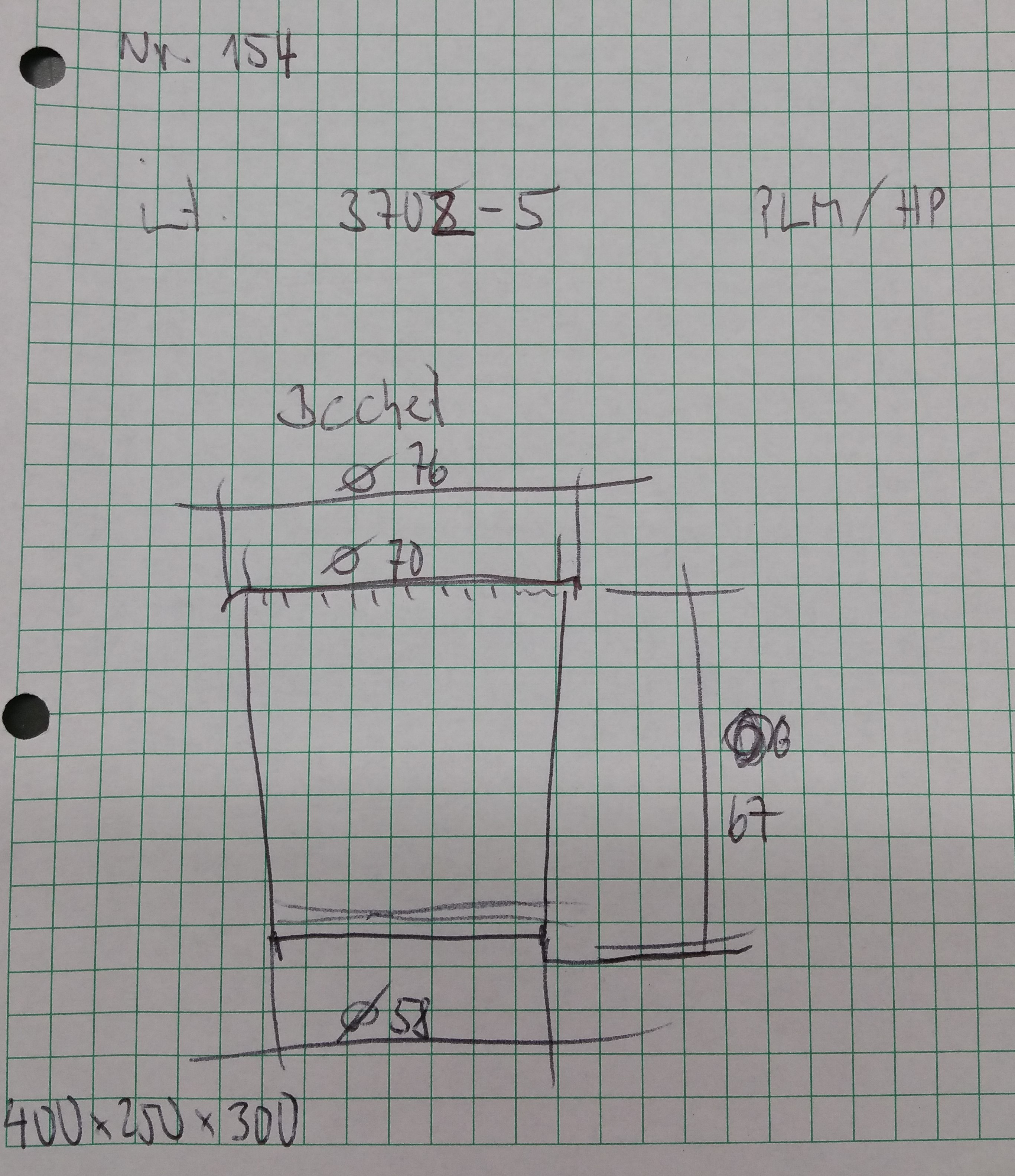 Rund Becher D 76 x 67