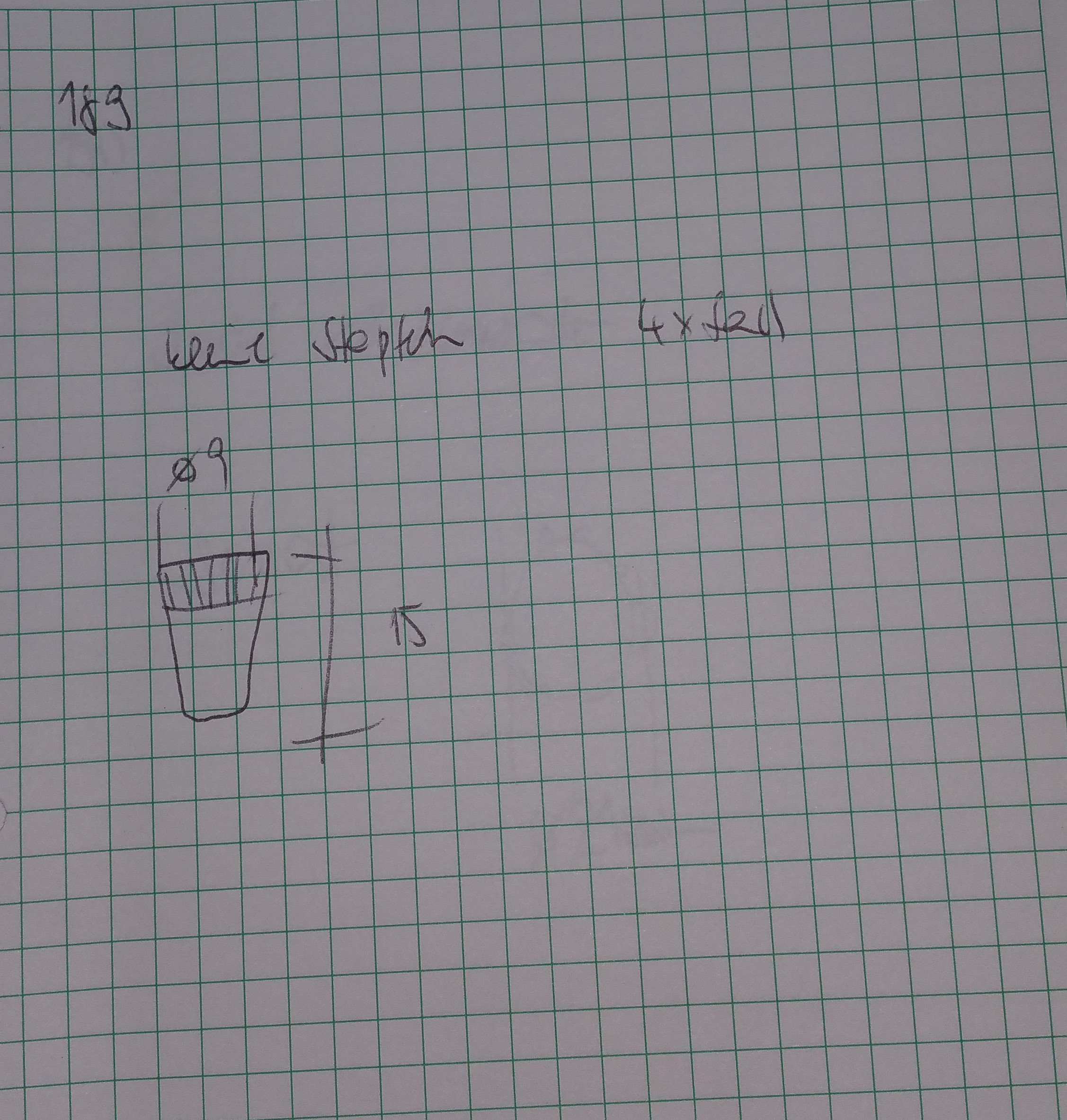 Kleine Stopfen D9x15