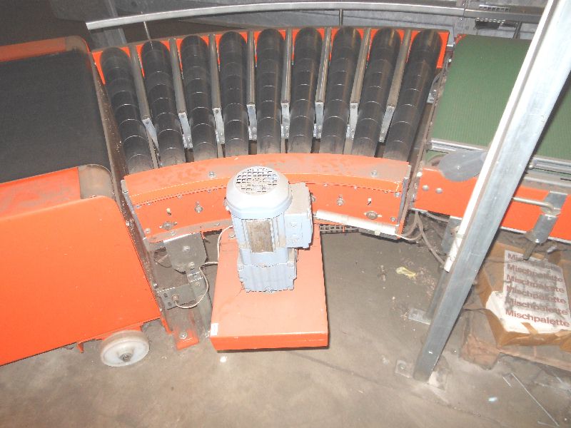 1x Overbeck Kempen  Kurvenrollenband   45°  Bandbreite  840 mm, mit Antrieb Bj. 2003