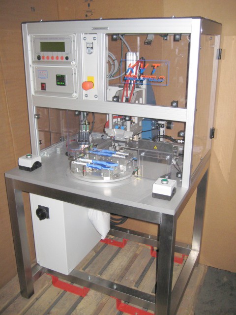 Heizelement Schweißmaschine KVT MT01-HAT SO mit Drehteller Bj. 2007 Null Betriebsstunden  