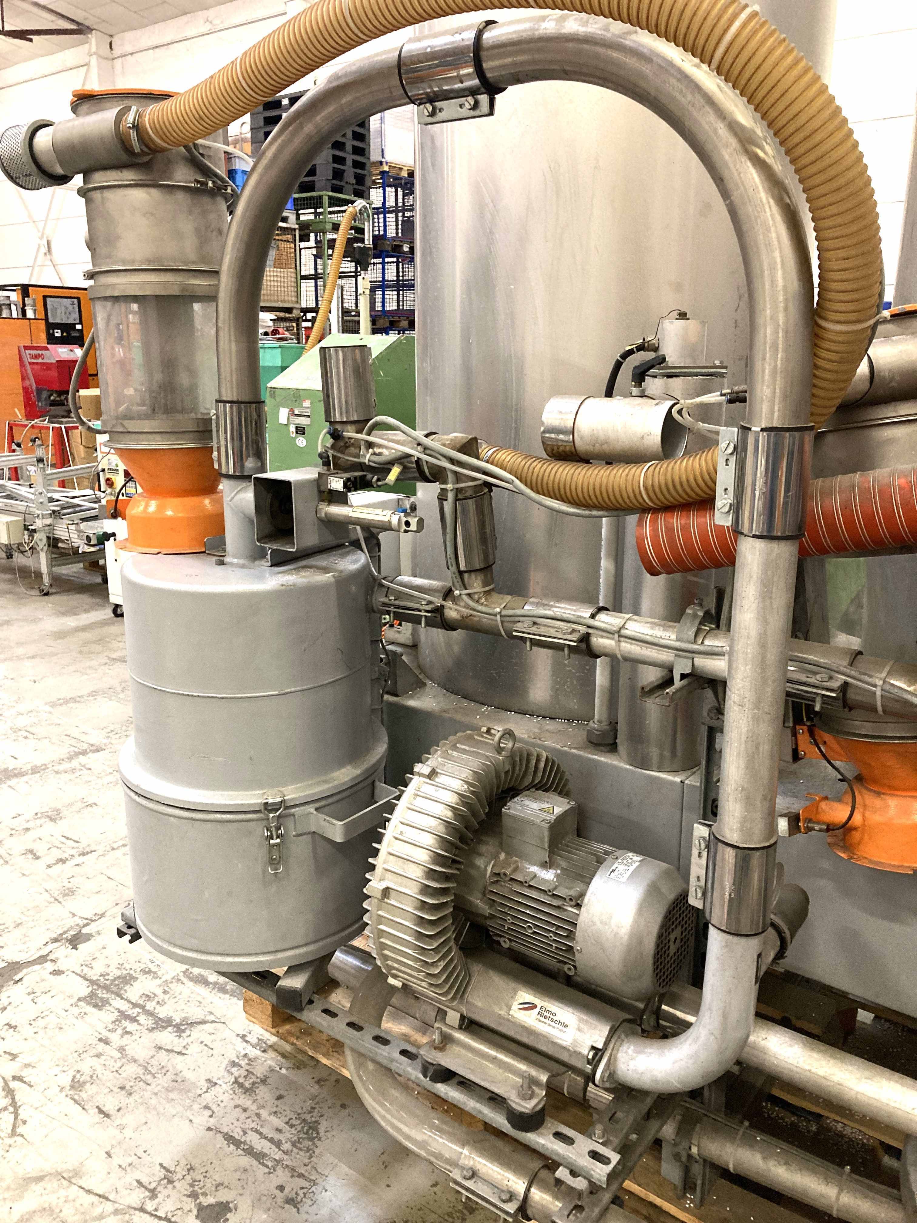 Motan Zentral Vakuumpumpe 2,2 KW   + Vorabscheider + Leersaugventil    Bj. 2007