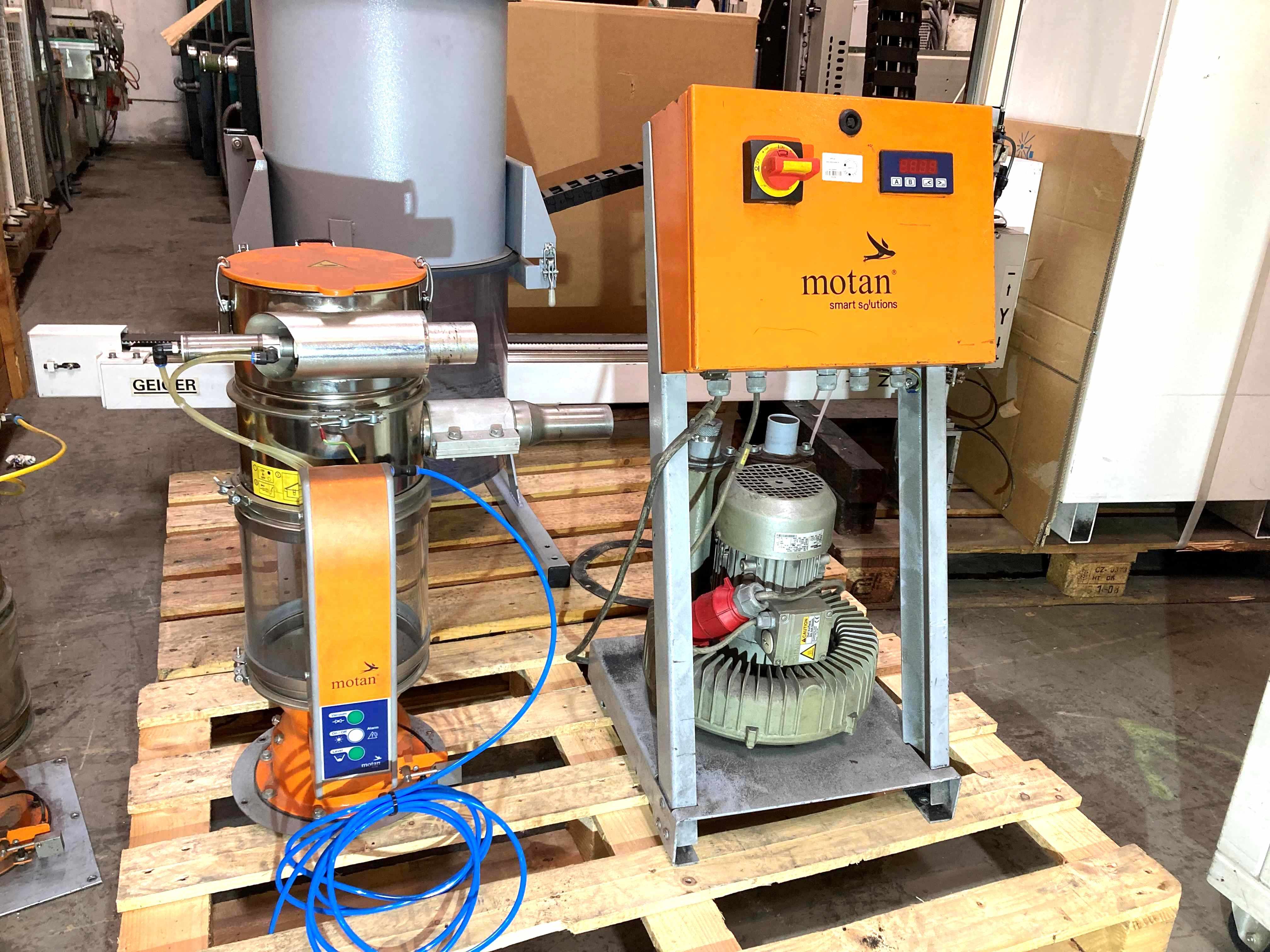 Motan Gebläsestation HBS 1,3 KW für 2x Absch.. inkl. 1x Abscheider Motan HCG 06  Bj.2009