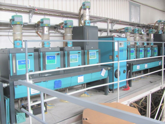 M+H Somos Trockenlufttrockner D 300, 38 kW , 3x150L 1x300, 3x75L  Bj. 1998-2001