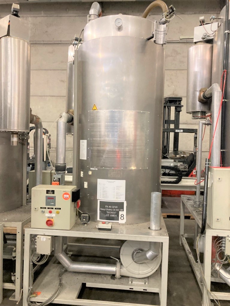 AZO GT 1000T 300  Umlufttrockner Trockentank 1000 Liter Gebläse Heizung 12 KW