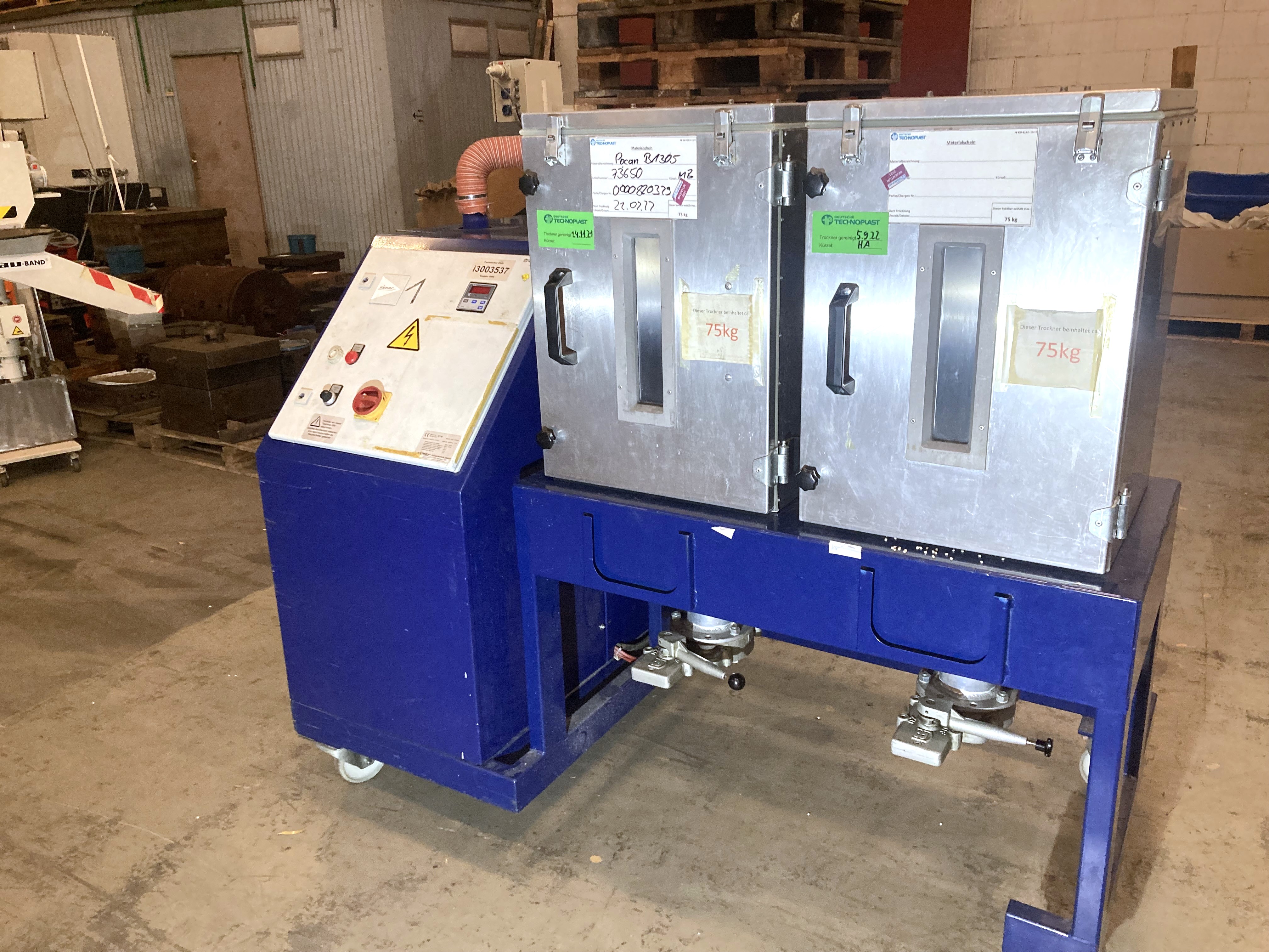 Simar Trockenlufttrockner Simar KT 80  2x 75 kg Tank  Bj. 2006     Regenerierheizung defekt !