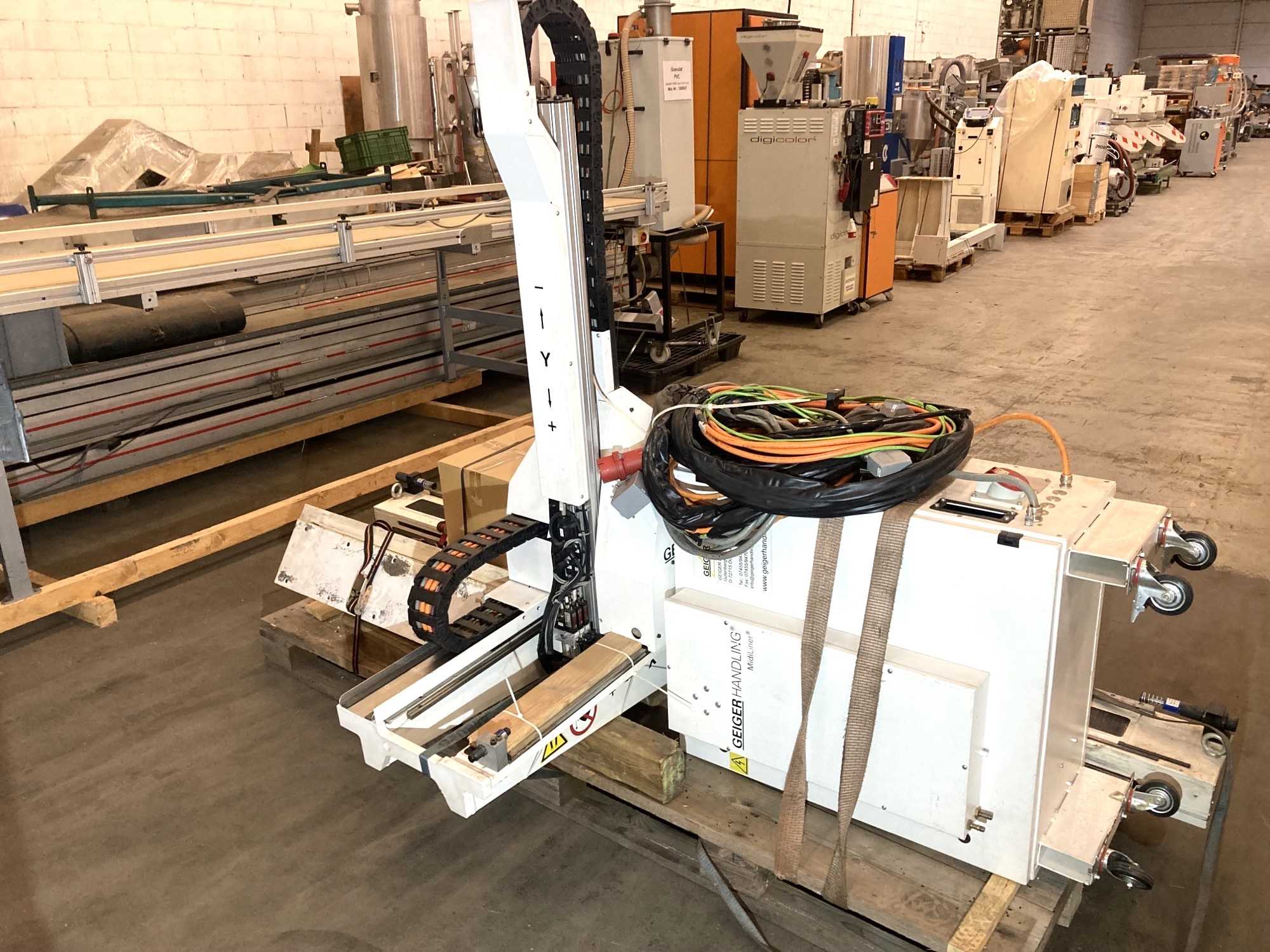 Geiger Midiliner  x=600 mm y vert. =1000mm Z=2000 mm +C   Bj.2008     (mit easycontrol)