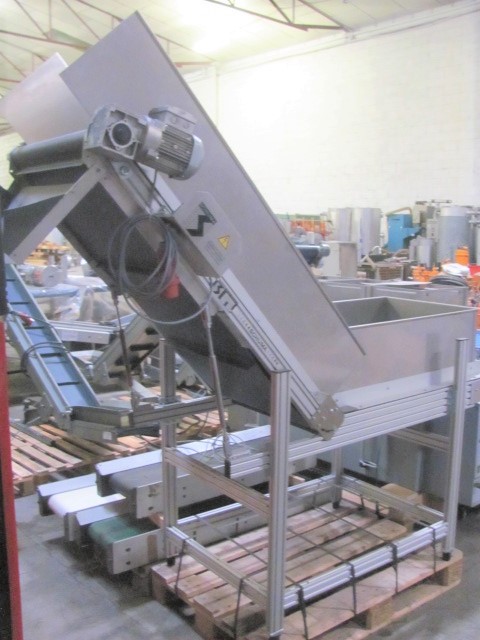 L - Band   Schuma 1000x1250x 600 mm breit, mit Stollen, 380 V Bj. 2012 